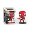 funko Pop Marvels Avenger Spider-Man 3 Heroes Are Homeless Spiderman #911 Black Gold Suit Bobble Head Collectible Model Toys - Slobuy