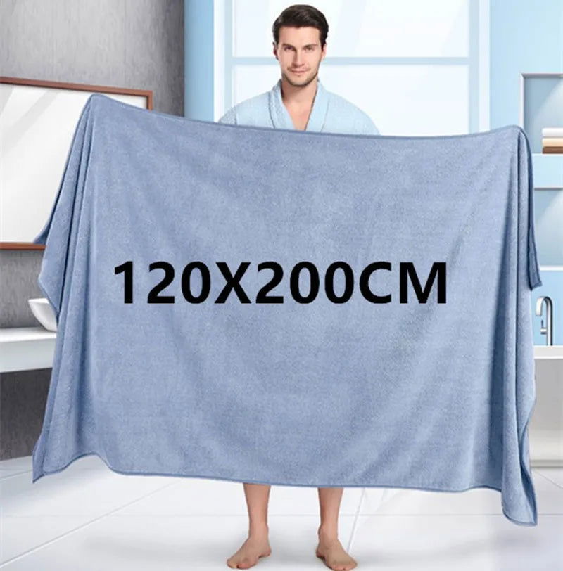 high qualitythicken Microfiber bath towel, super large, high absorption and quick-drying, no fading, motion. Hotel towels - Slobuy
