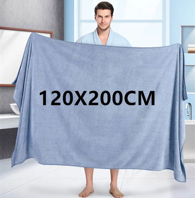 high qualitythicken Microfiber bath towel, super large, high absorption and quick-drying, no fading, motion. Hotel towels - Slobuy