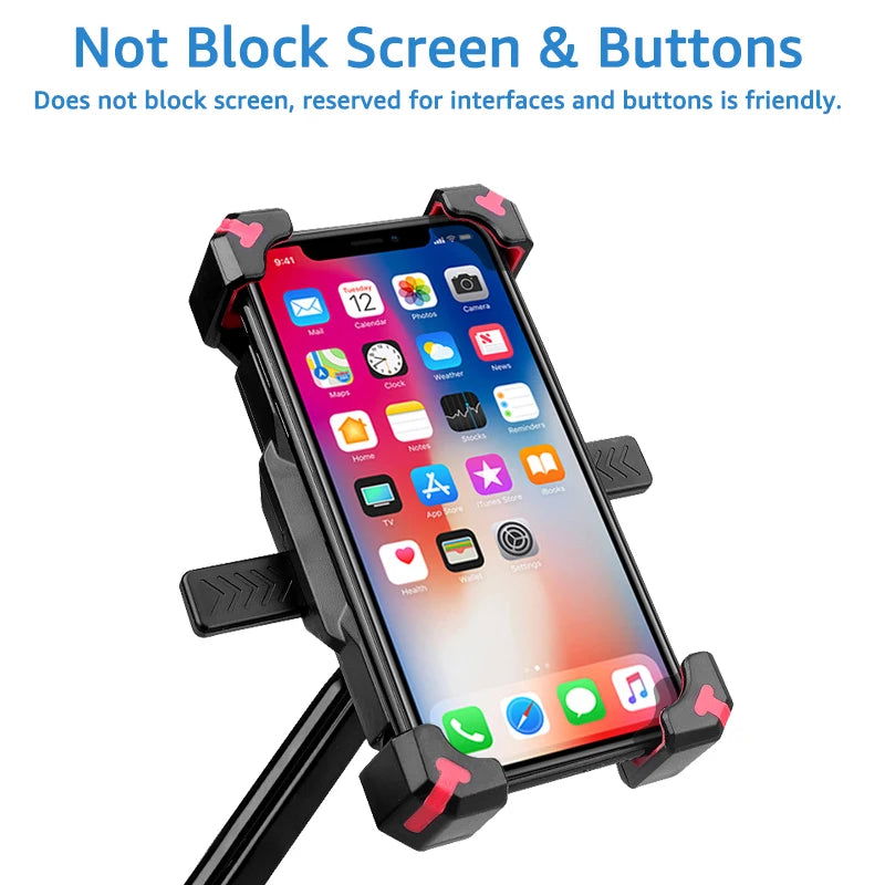 iBudim Bike Bicycle Mobile Phone Holder Stand Universal Scooter Motorcycle Motorbike Rearview Mirror Cellphone Mount Support - Slobuy
