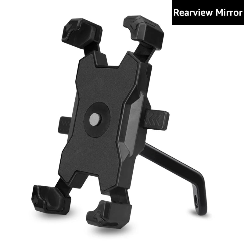 iBudim Bike Bicycle Mobile Phone Holder Stand Universal Scooter Motorcycle Motorbike Rearview Mirror Cellphone Mount Support - Slobuy
