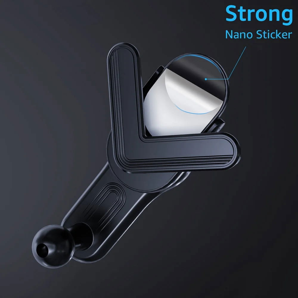iBudim Car Display Screen Phone Holder Base Accessories 17mm Ball Head Universal Car Phone Bracket Fixed Base for Tesla - Slobuy