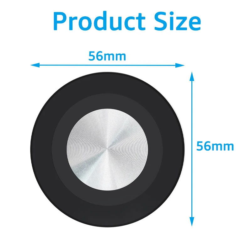iBudim Magnetic Base Compatible with MagSafe for 17mm Ball Head Car Cellphone Stand Mount Magnet Car Phone Holder Accessories - Slobuy