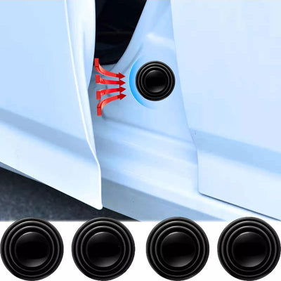 4Pcs/lot Car Trunk Sound Insulation Pad Universal Car Door Shock Absorbing Gasket For VW Shockproof Thickening Cushion Stickers - Slobuy