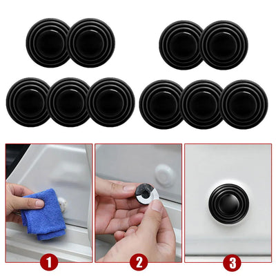 4Pcs/lot Car Trunk Sound Insulation Pad Universal Car Door Shock Absorbing Gasket For VW Shockproof Thickening Cushion Stickers - Slobuy
