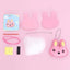 10Pcs/lot Handcraft Toys for Children Non-woven Fabric DIY Handmade Pink Bag Keychain Ornaments Arts Crafts Kits Creative Toy - Slobuy