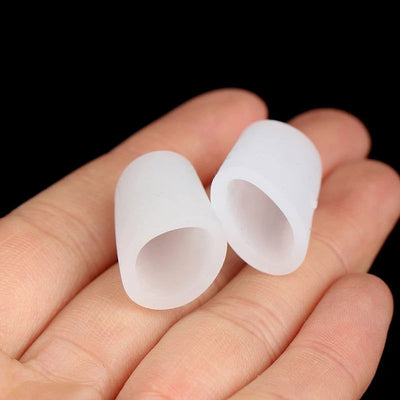 2Pcs/lot Silicone Gel Little Toe Tube Corns Blisters Corrector Pinkie Protector Gel Bunion Toe Finger Protection Gel Sleeve - Slobuy