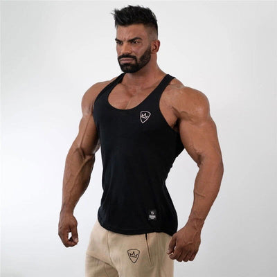 mens tank tops shirt gym tank top fitness clothing vest sleeveless cotton man canotte bodybuilding ropa hombre man clothes wear - Slobuy
