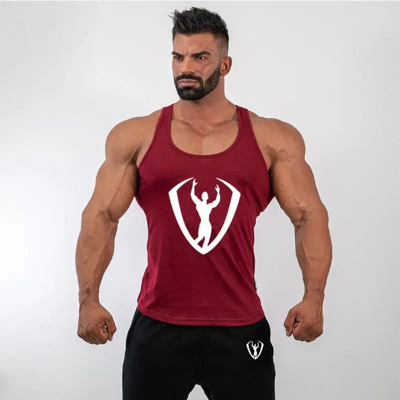 mens tank tops shirt gym tank top fitness clothing vest sleeveless cotton man canotte bodybuilding ropa hombre man clothes wear - Slobuy