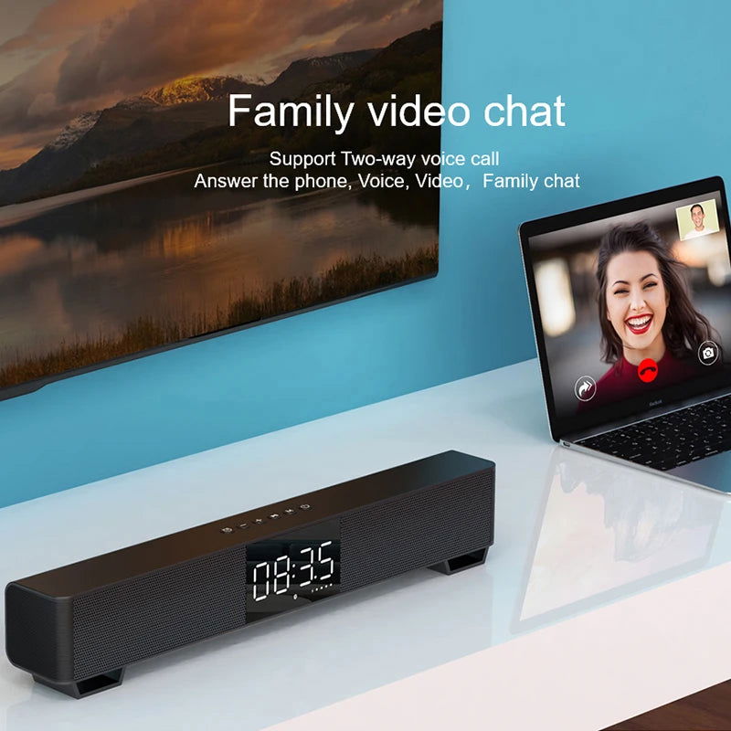 mifa Soundbar K3 Bluetooth Speaker 2 Stereo Sound Big Digital Display Wireless Bluetooth 5.0 Support TWS - Slobuy