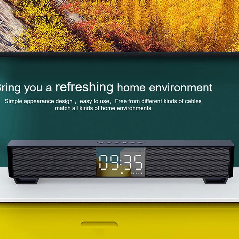 mifa Soundbar K3 Bluetooth Speaker 2 Stereo Sound Big Digital Display Wireless Bluetooth 5.0 Support TWS - Slobuy