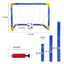 Sports Toys Football Frame Set Team Sports 447 X 250 X 323 Mm FOR Ages 3+ FOR Indoors /outdoors Goal Post Portable 2023 Durable - Slobuy