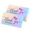 50pcs/pack Laser Thank You Card For Supporting Business Package Decoration Holographic Card Rainbow Thank You Card - Slobuy
