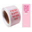 100pcs/roll Thank You Sticker Seal Labels Small Business Gift Decor Sticker Package Sticker This Package Is Happy To See You Too - Slobuy
