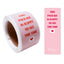 100pcs/roll Thank You Sticker Seal Labels Small Business Gift Decor Sticker Package Sticker This Package Is Happy To See You Too - Slobuy