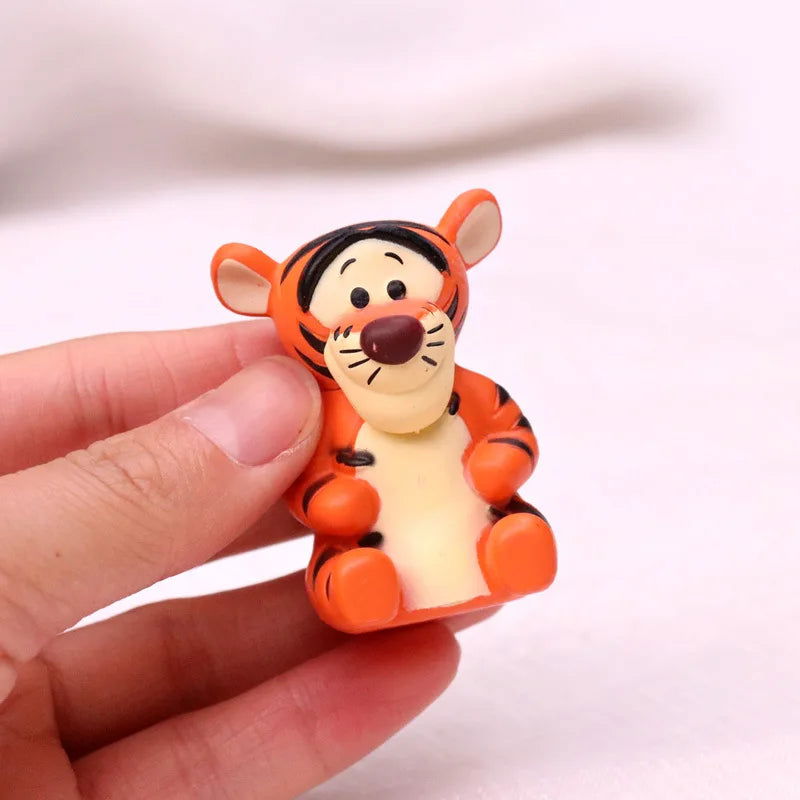 10pcs/set Cartoon Winnie The Pooh Action Figure Toy Pooh Bear Tigger Eeyore Piglet Action Figure Dolls Toy Gifts For Kids - Slobuy