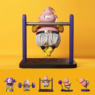 5pcs/set Fitness Body Building Dragon Ball Majin Buu Cute figure Collection Model Toys Action Figures Anime Figure - Slobuy