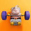 5pcs/set Fitness Body Building Dragon Ball Majin Buu Cute figure Collection Model Toys Action Figures Anime Figure - Slobuy