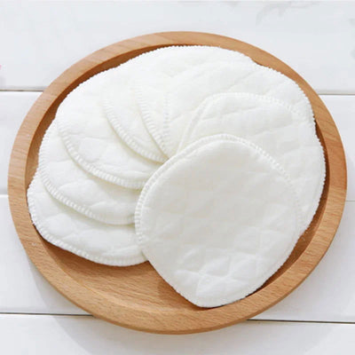 12pcs/set Reusable Nursing Breast Pads Washable Soft Absorbent Baby Breastfeeding Waterproof Breast Pads for Pregnant Women - Slobuy
