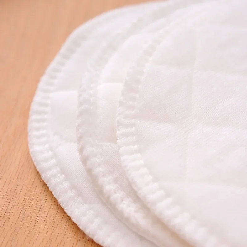 12pcs/set Reusable Nursing Breast Pads Washable Soft Absorbent Baby Breastfeeding Waterproof Breast Pads for Pregnant Women - Slobuy
