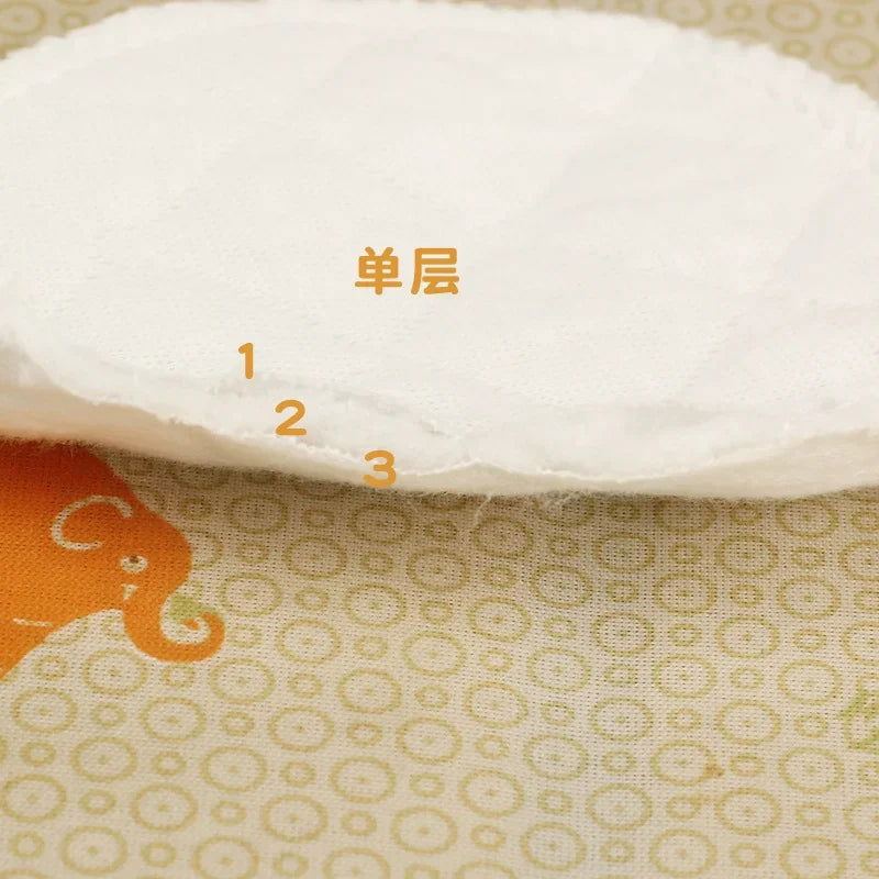 12pcs/set Reusable Nursing Breast Pads Washable Soft Absorbent Baby Breastfeeding Waterproof Breast Pads for Pregnant Women - Slobuy
