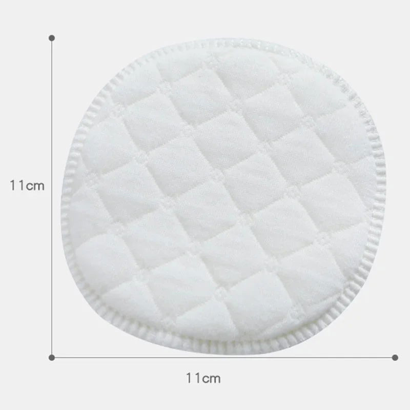 12pcs/set Reusable Nursing Breast Pads Washable Soft Absorbent Baby Breastfeeding Waterproof Breast Pads for Pregnant Women - Slobuy