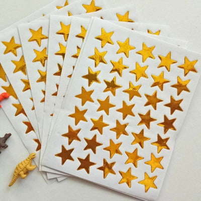 10pcs/set Star Stickers Hand Accounts DIY Decoration Children Reward Gift Correction Assignment Sticker Office Stationery - Slobuy