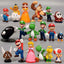6-18pcs/set Super Mario Bros PVC Action Figure Toys Dolls Model Set Luigi Yoshi Donkey Kong Mushroom for kids birthday gifts - Slobuy