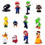 6pcs/set Super Mario Bros PVC Action Figure Toys Dolls Model Set Luigi Yoshi Donkey Kong Mushroom for kids birthday gifts - Slobuy