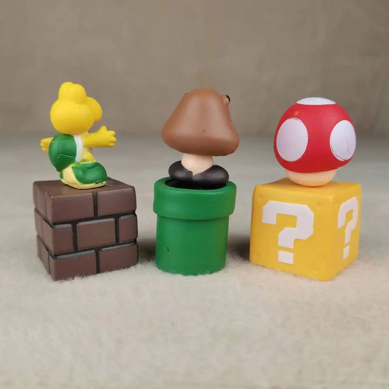 5pcs/set Super Marios Action Figure Model Doll Cake Decoration Car Ornaments Anime Peripherals Children Toys - Slobuy