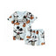 Cartoon Kids Set Mickey Mouse Printed Children's Clothes T-shirt Shorts 2pc/set Toddler Boys Short Sleeved Suit Kids Tracksuits - Slobuy