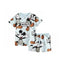 Cartoon Kids Set Mickey Mouse Printed Children's Clothes T-shirt Shorts 2pc/set Toddler Boys Short Sleeved Suit Kids Tracksuits - Slobuy