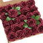25pcs Artificial Flowers, Fake Flowers Roses W/stem For DIY Wedding Bouquets Centerpieces Arrangements Party Home Decorations - Slobuy