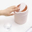 universal Waste Bin with Lid Desktop Office Organizer Storage Home Garbage Basket Container Table Trash Bin Small Trash Can - Slobuy
