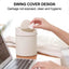universal Waste Bin with Lid Desktop Office Organizer Storage Home Garbage Basket Container Table Trash Bin Small Trash Can - Slobuy