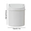 universal Waste Bin with Lid Desktop Office Organizer Storage Home Garbage Basket Container Table Trash Bin Small Trash Can - Slobuy